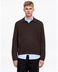ARKET - Cotton Silk Blend Polo Shirt - Lyst