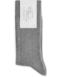 ARKET - Gerippte Socken Aus Supima-Baumwolle - Lyst