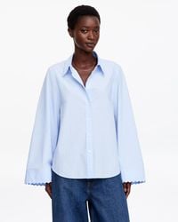 ARKET - Scallop-Detail Shirt - Lyst