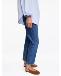 ARKET - Suede Slingback Flats - Lyst