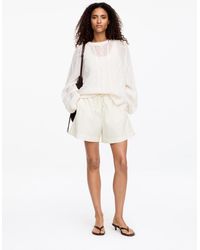 ARKET - Drawstring Poplin Shorts - Lyst