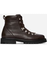 ARKET - Leather Hiking Boots - Lyst