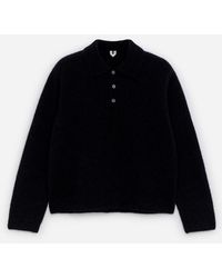 ARKET - Alpaca Wool Blend Polo Shirt - Lyst