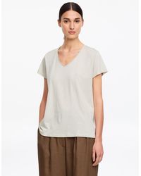 ARKET - Scoop-Neck T-Shirt - Lyst