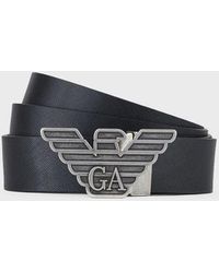 emporio armani logo belt