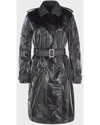 armani black coat