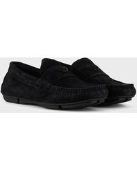 Emporio Armani Loafers for Men | Black 