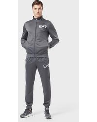 black armani tracksuit mens