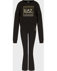 emporio armani tracksuit black
