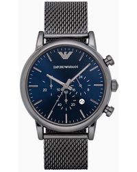 Emporio Armani - Stainless Steel Cronograph - Lyst