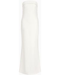 Giorgio Armani - Long Silk Bustier Dress - Lyst