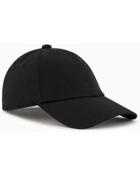 Emporio Armani - Baseball Cap With Embroidered Logo - Lyst