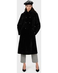 Emporio Armani Leather Outerwear - Black