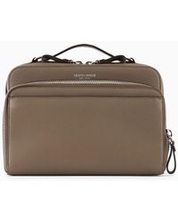 Giorgio Armani - Medium Leather Shoulder Bag - Lyst