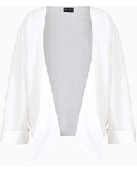 Giorgio Armani - Asv Hemp Shirt To Tie - Lyst