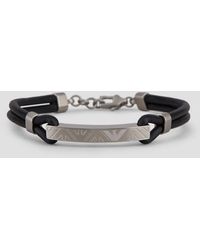 Emporio Armani Edelstahlarmband für herren - Schwarz