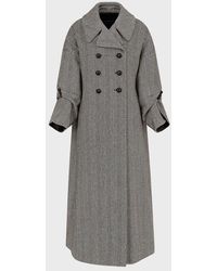 Emporio Armani Coats - Black