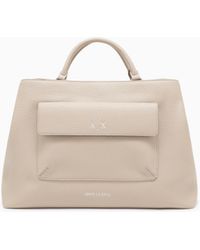 ARMANI EXCHANGE - Handbag With Shoulder Strap With Logo - Lyst