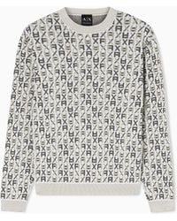 ARMANI EXCHANGE - Cotton Jumpers - Lyst