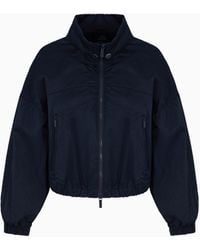 ARMANI EXCHANGE - Asv Satin Bomber Jacket - Lyst