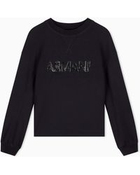 ARMANI EXCHANGE - Sweatshirt Stretch Viscose Scuba - Lyst