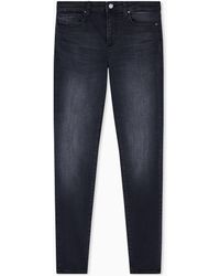 ARMANI EXCHANGE - Jean Super Skinny Effet Usé - Lyst