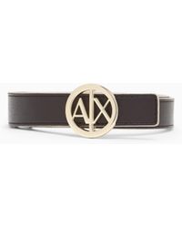 ARMANI EXCHANGE - Plate Belt Regular Fit - Lyst