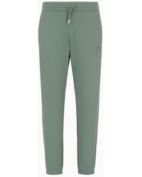 Armani Exchange - Chino Trousers In Cotton French Terry - Lyst