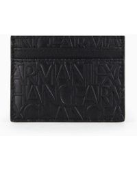 Armani Exchange - Eco Leather Card Holder - Lyst
