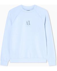 ARMANI EXCHANGE - Crew Neck Sweatshirt - Lyst