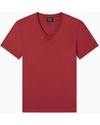 ARMANI EXCHANGE - Slim-Fit T-Shirt Essential Pima Cotton Jersey - Lyst