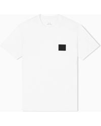 ARMANI EXCHANGE - Regular Fit T-Shirt With Patch - Lyst