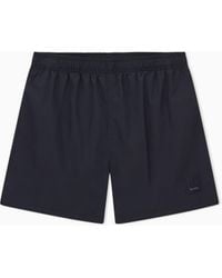ARMANI EXCHANGE - Swimwear Boxer With An Elastic Waist And Logo Icon - Lyst