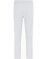 ARMANI EXCHANGE - Pantalón Jogger De Felpa De Algodón Elástico - Lyst