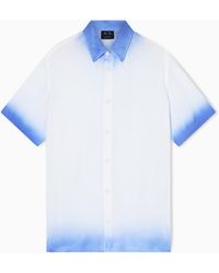 ARMANI EXCHANGE - Viscose Twill Shirt - Lyst