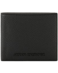 ARMANI EXCHANGE - Smooth Texture Bifold Wallet - Lyst