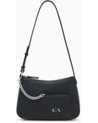 ARMANI EXCHANGE - Clutch Bag With An Adjustable Strap And Chain - Lyst