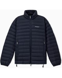 ARMANI EXCHANGE - Quilted Down Puffer Jacket With A High Collar Essential - Lyst