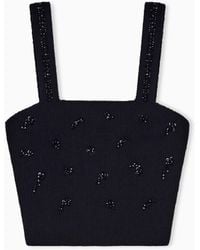 ARMANI EXCHANGE - Slim-Fit Knit Top - Lyst