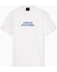 ARMANI EXCHANGE - Classic Slim Fit Cotton Jersey T-Shirt - Lyst
