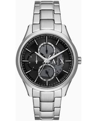 Armani Exchange - Multifunction Stainless Steel Watch - Lyst