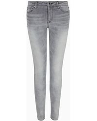 Armani Exchange - Jeans J01 Super Skinny In Cotton Denim Stretch - Lyst