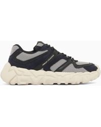 ARMANI EXCHANGE - Sneakers With Oversized Sole And Contrasting Inserts - Lyst