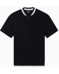 ARMANI EXCHANGE - Cotton Polo Shirt - Lyst