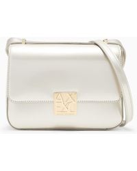ARMANI EXCHANGE - Small Shoulder Bag With Logo - Lyst