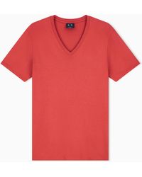 ARMANI EXCHANGE - Slim-Fit T-Shirt Essential Pima Cotton Jersey - Lyst