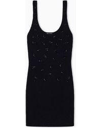 ARMANI EXCHANGE - Slim Fit Dress Knitted Viscose Blend - Lyst