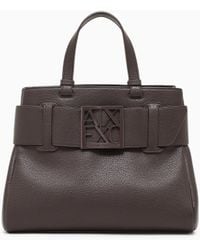 ARMANI EXCHANGE - Borsa A Mano Con Dettaglio Logo Asv - Lyst