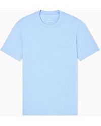 ARMANI EXCHANGE - T-Shirt Coupe Régulière Avec Logo - Lyst