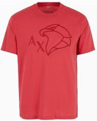 Armani Exchange - T-shirt Regular Fit In Cotone - Lyst